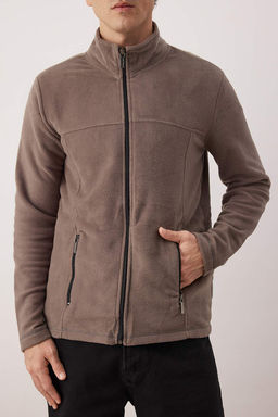 Lacivert Regular/Normal Kesim Fermuarl? Polar Sweatshirt TMNAW26SW00063 - Trendyolmilla фото 25
