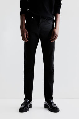 Pantalon en sarga de algodon Slim Fit - H&m фото 2