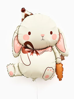 Цена за 2 шт. Воздушный шар фольгированный 35" «Кролик»