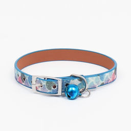 Ошейник Русалка, искусственная кожа, 31 х 1 см, микс цветов - Пижон фото 2