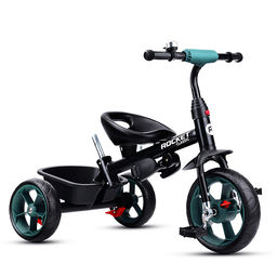 Велосипед трехколесный Rocket 136-GN, колеса EVA 10"/8", цвет зеленый