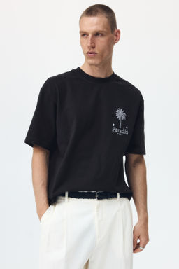 Camiseta estampada de algod?n Relaxed Fit - H&m фото 4