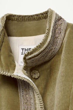 VELVET JACKET - THE ITEM ZARA WOMAN фото 5