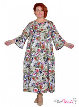 Платье Модель №1902 размеры 44-84 - Plusmoda фото 6