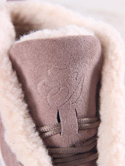 Ботинки 243.о.212131w.Капучино замша/мех