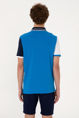 Erkek Regular Fit Polo Yaka Kobalt Mavi Ti__rt Sepette S_rpriz _ndirim - U.s. polo assn фото 5