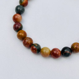 Браслет из Яшмы Пикассо - Радуга самоцветов фото 3