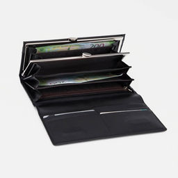 Кошелёк на магнитах, цвет чёрный - Simaland фото 4