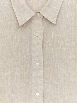Camisa de lino holgada - H&m фото 4