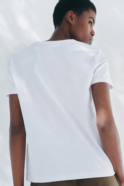 SHORT SLEEVE INTERLOCK T-SHIRT - Zara фото 69