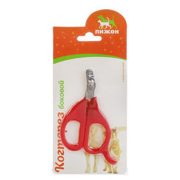 Ножницы-когтерезы малые с упором для пальца, 10 х 5 х 0,5 см, эконом, микс цветов - Пижон фото 7