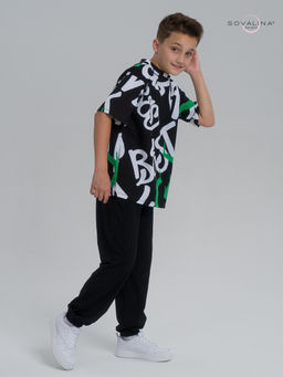 Костюм Daily men граффити бенеттон-черный - Sovalina фото 2