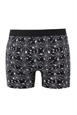 Siyah Desenli Pamuklu Likral? 3lu Boxer TMNAW26BX00000 - Trendyolmilla фото 7