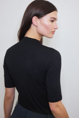 Camiseta con cuello perkins Warming Slim Fit - H&m фото 9