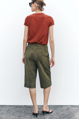 SLUB KNIT COTTON T-SHIRT - Zara фото 9