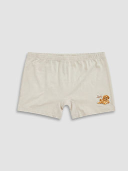 Bask?l? K?z ?ocuk Boxer 3l?