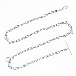 Цепь для привязи собак, 1,8 м, калибр 25 мм, толщина проволки 2,2 мм - Пижон фото 2