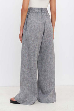 Брюки палаццо TR033_GRMG/Серый меланж