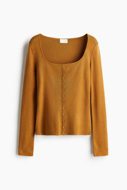 Top con escote cuadrado - H&m фото 3