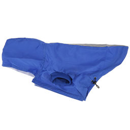 Пэт тойс (Pet toys) Одежда для собаки Плащ с капюшоном, на липучке, светоотражающая полоска, р-р XL, длина спинки 34см/обхват груди 52см/обхват шеи 38см, цвет-синий, плащевка (Китай) - Домашняя мода фото 7