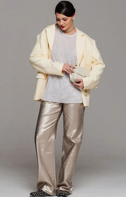 Футболка полупрозрачная паутинка оверсайз - Sahar art lab фото 8