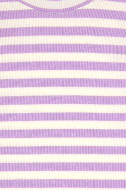 K_z _ocuk Lila _izgili Bisiklet Yaka Sweatshirt - U.s. polo assn фото 5