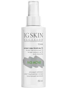 Тоник NO ACNE - IG SKIN DECISION фото 12