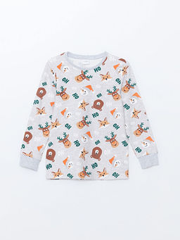 Bisiklet Yaka Y?lba?? Temal? Erkek ?ocuk Pijama Tak?m? - Waikiki фото 2