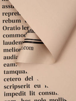 Цена за 15 шт. Пленка флористическая "Газета любви" 65мкм, 50х57 ±1см