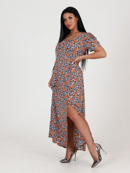 ПЛ-015 (длинное) ПЛАТЬЕ ЖЕНСКОЕ (Коричневый) - А-дина фото 4