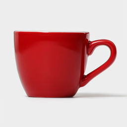 Кофейная пара фарфоровая Magistro Coffee time, 2 предмета: чашка 80 мл, блюдце d=11,5 см, цвет красный  фото 5