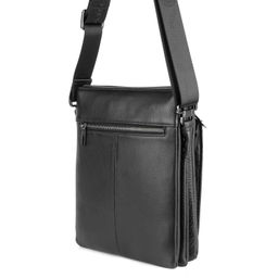3638-3 black, Мужская кожаная сумка, Barcelo Biagi
