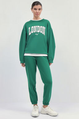 Свитшот с защипами на рукавах и принтом - Mollis фото 3