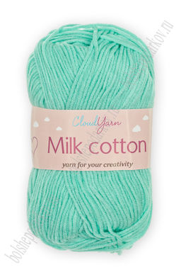Пряжа Milk cotton 50 гр (10 шт) SF-7848, аквамариновый