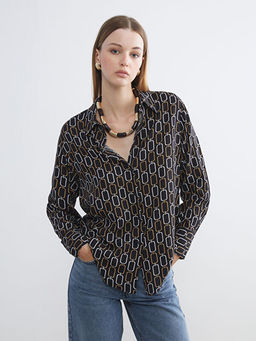 Zincir Desenli Kad?n G?mlek