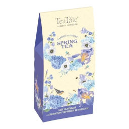 TeaTale/Garden Flowers Purple /Черника и ваниль/ зелён чай вес 50 г*12 шт (Рязанская ЧФ)