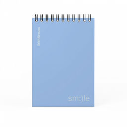 Цена за 5 шт. Блокнот с пластиковой обложкой на спирали ErichKrause Symbol, голубой, A6, 80 листов, клетка