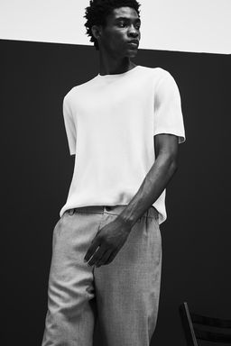 Camiseta en punto de canale Regular Fit