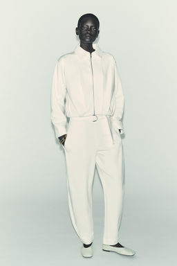 PLUSH TROUSERS WITH BELT