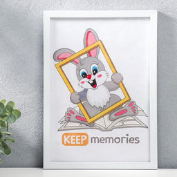 Фоторамка для фото 21×30 см Keep memories, Jasmine, пластик, белый