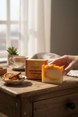 Натуральное мыло Апельсин-корица Meela Meelo/Мила милу