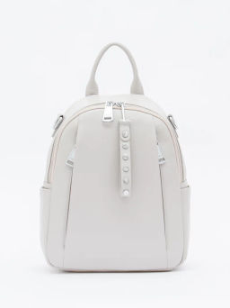 Рюкзак 19017 gray white Polina&Eiterou
