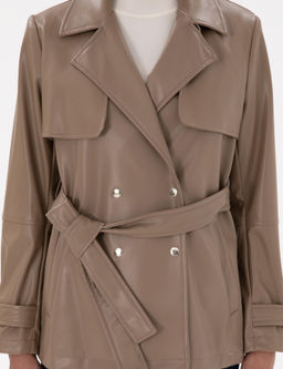 Vizon Regular Fit Deri Mont