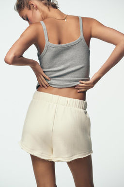 RUSTIC SHORTS WITH DRAWSTRING - Zara фото 4