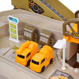 Автотрек "Строитель" в коробке