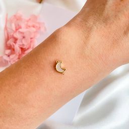 Коннектор перламутровый "Месяц" (1 шт)