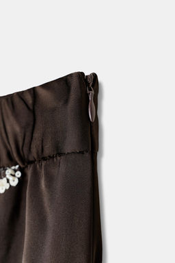 ZW COLLECTION LIMITED EDITION SEQUIN EMBROIDERED SKIRT - Zara фото 9