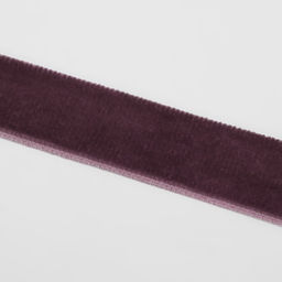 Лента бархатная, 15 мм, 181 м, сиреневая №199 - Арт узор фото 3