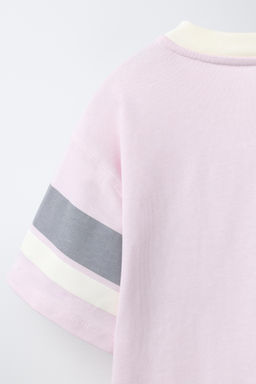 CAMISETA VARSITY TEXTO / Rosa - Zara фото 5