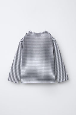 STRIPED CUT-OUT T-SHIRT - Zara фото 2
